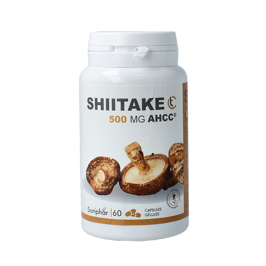 SoriaBel Shiitake AHCC 500mg 60 Capsules