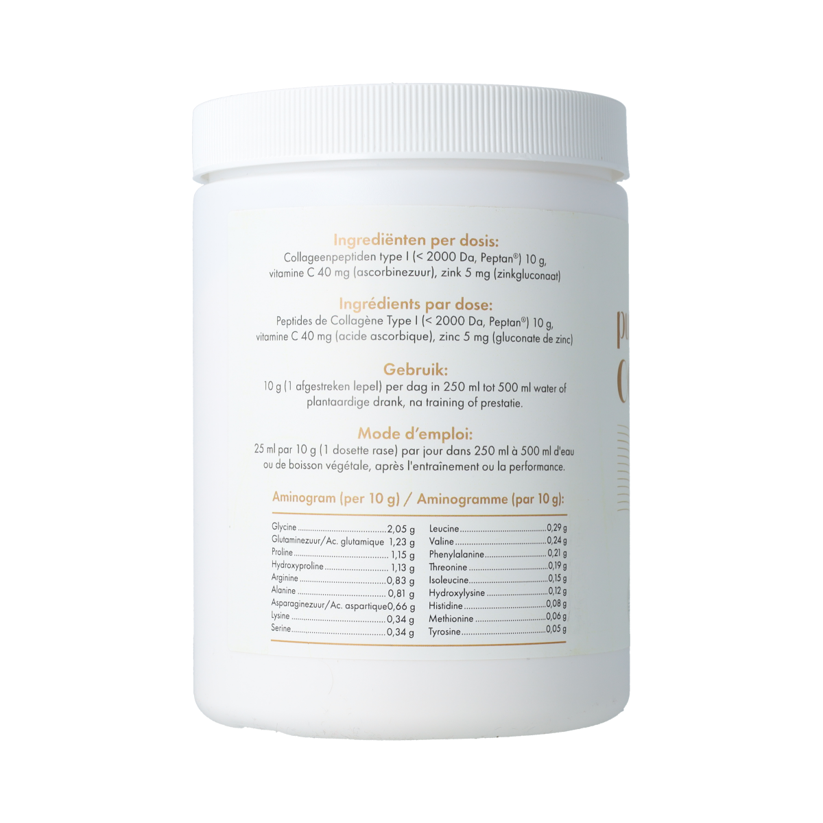 SoriaBel Collageen poeder peptan 350.00 Gram