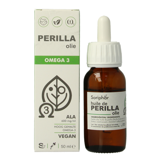 Soriphar Perilla olie omega 3 bio 50 Milliliter