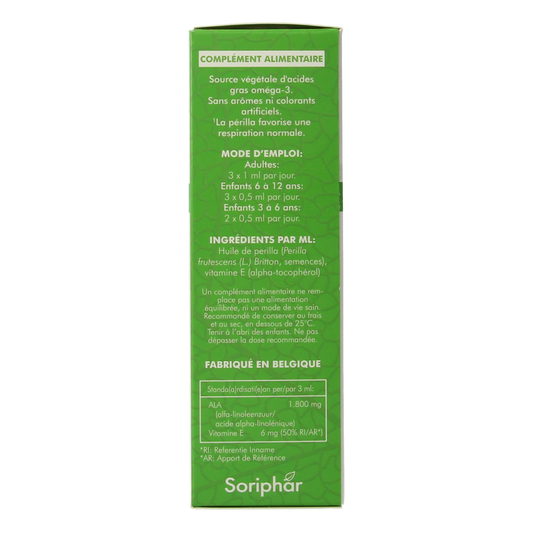Soriphar Perilla olie omega 3 50.00 Milliliter