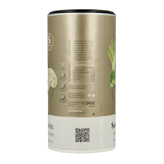 Sublimix Witte saus glutenvrij 240 Gram