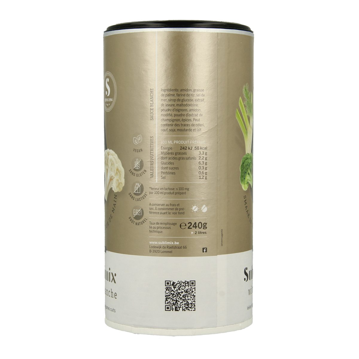 Sublimix Witte saus glutenvrij 240.00 Gram