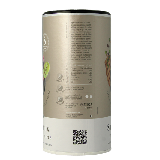 Sublimix Pepersaus glutenvrij 240 Gram