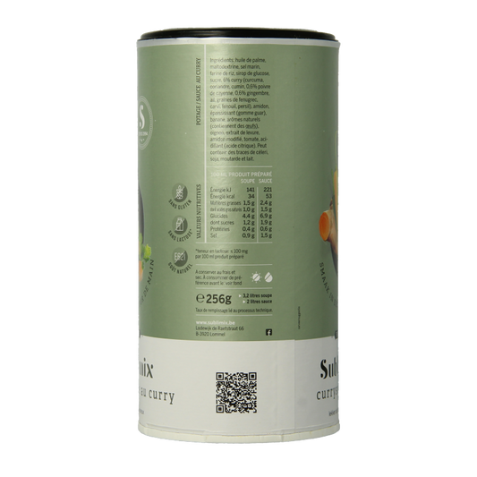 Sublimix Currysoep glutenvrij 256 Gram