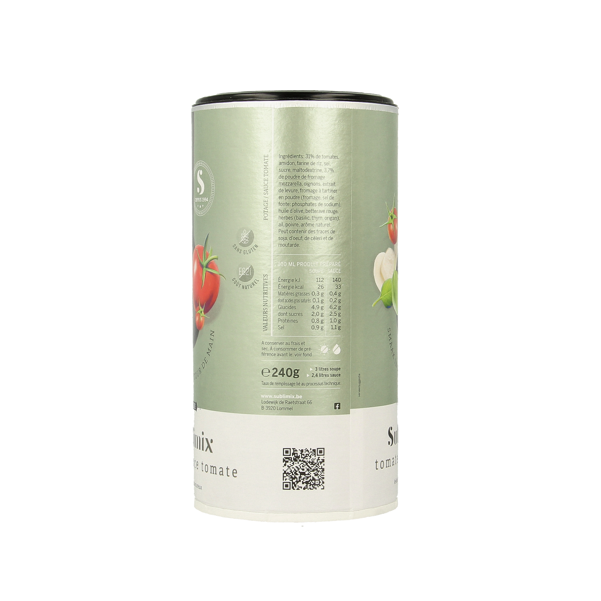 Sublimix Tomatensoep glutenvrij 240.00 Gram
