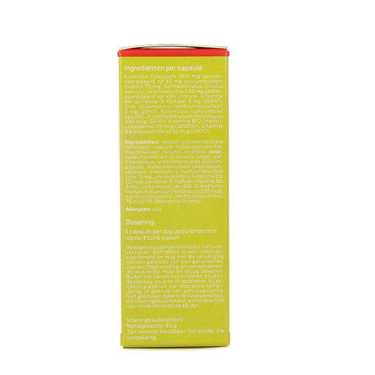 Nutrisan Safframed 60 Vegetarische capsules