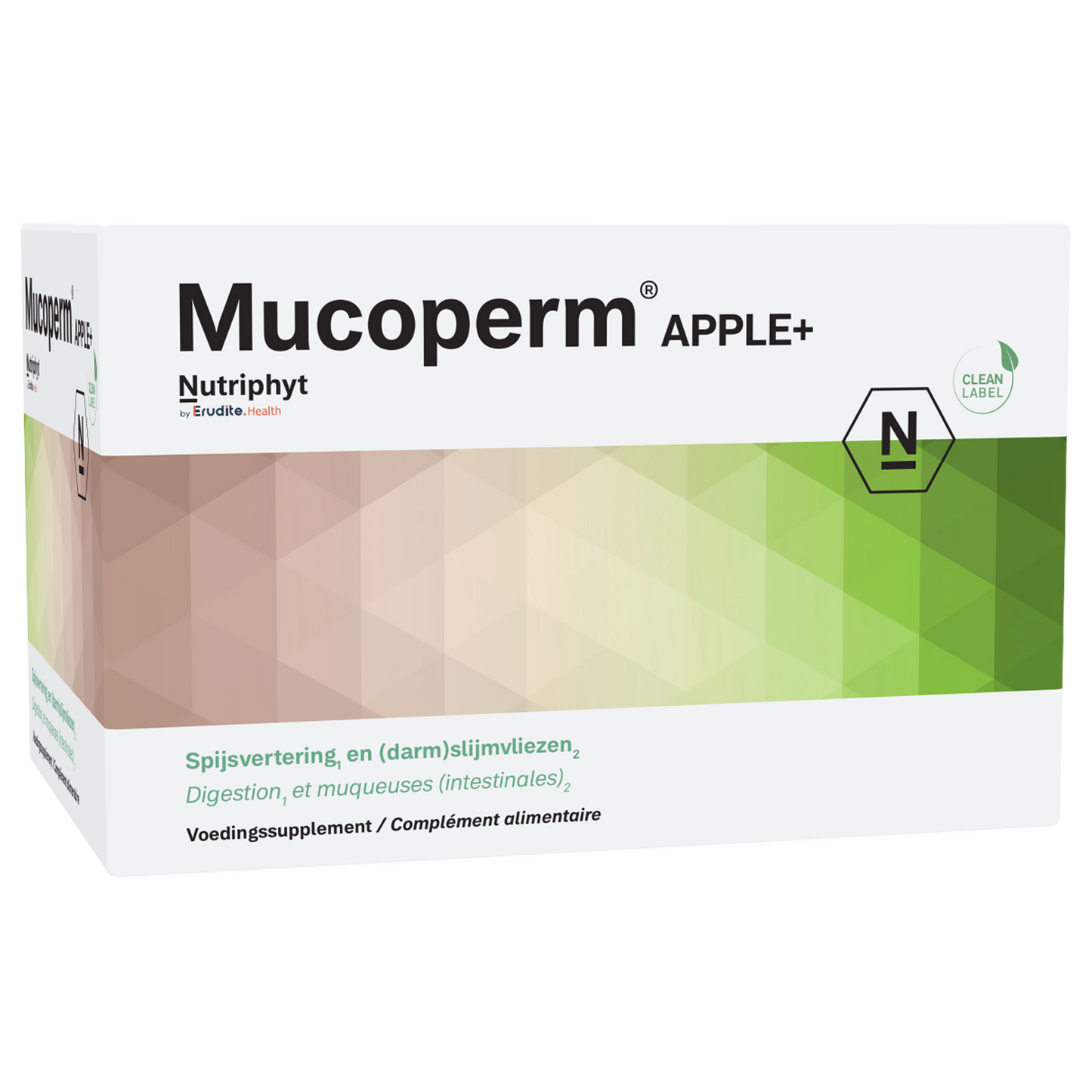 Nutriphyt Mucoperm apple+ 60 Zakjes