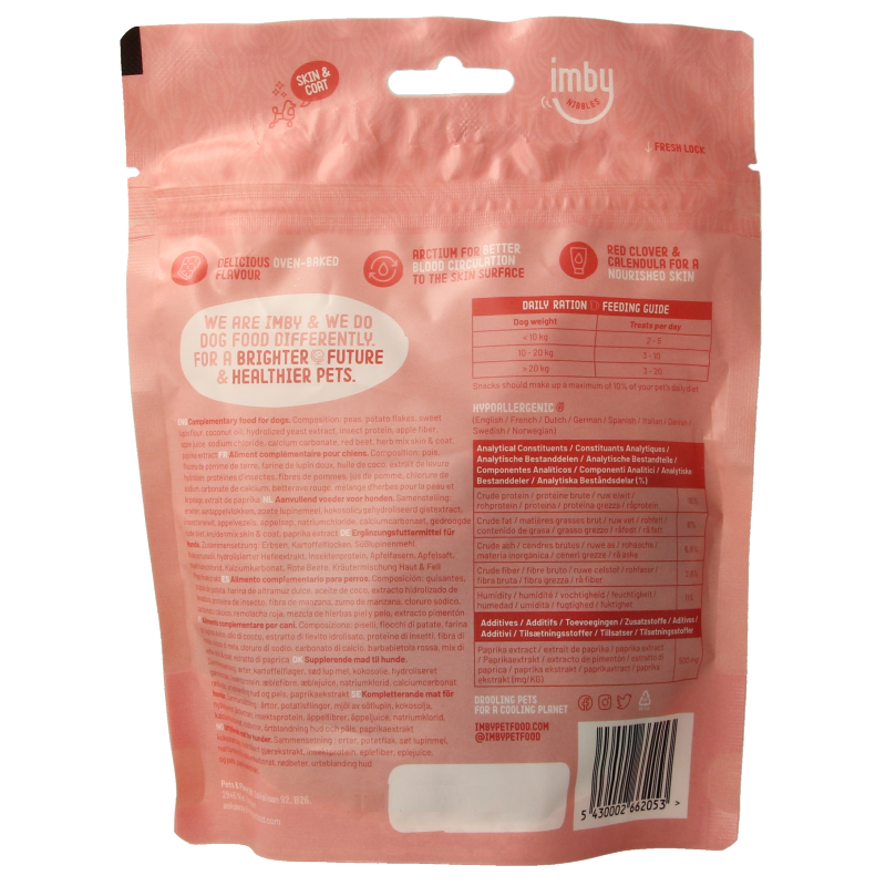 Imby Pet Food Hondensnack biscuit insecteneiwitten 100 Gram