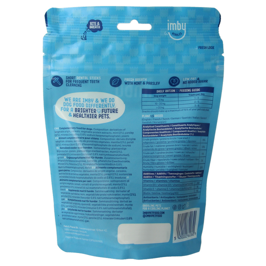 Imby Pet Food Hondensnack dental stick vegan 100 Gram