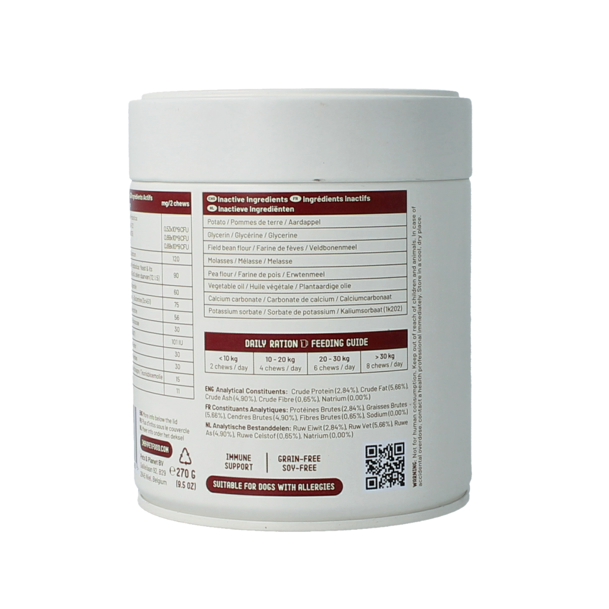 Imby Pet Food Supplement hond anti-allergie & jeuk 90.00 Kauwtabletten