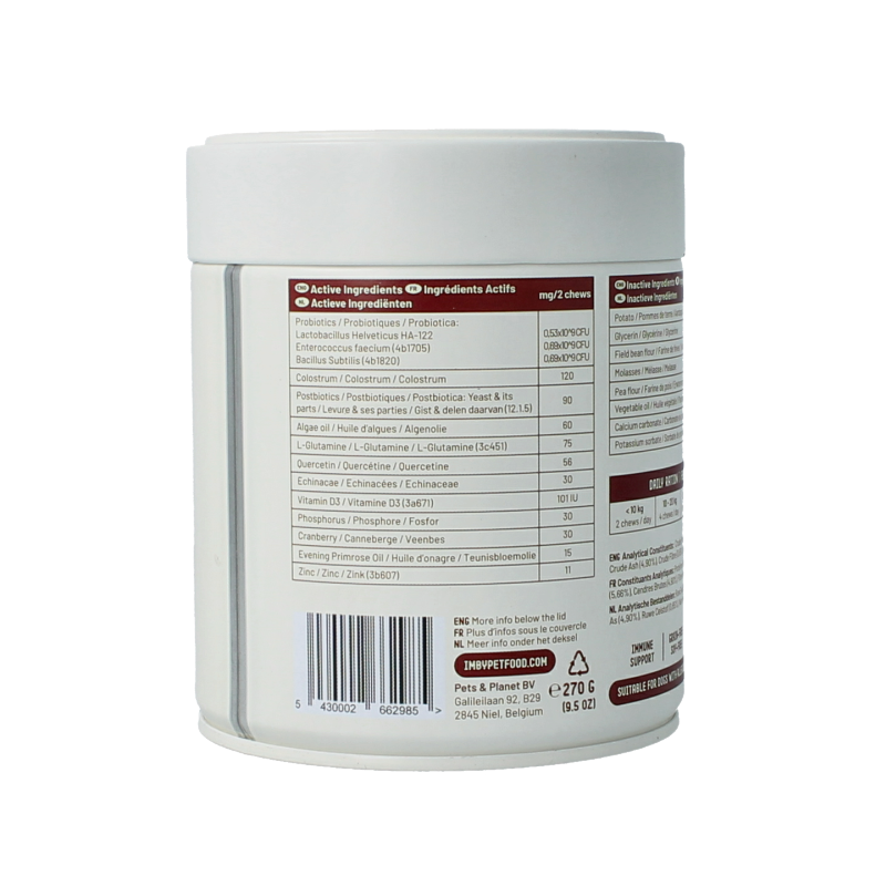 Imby Pet Food Supplement hond anti-allergie & jeuk 90 Kauwtabletten