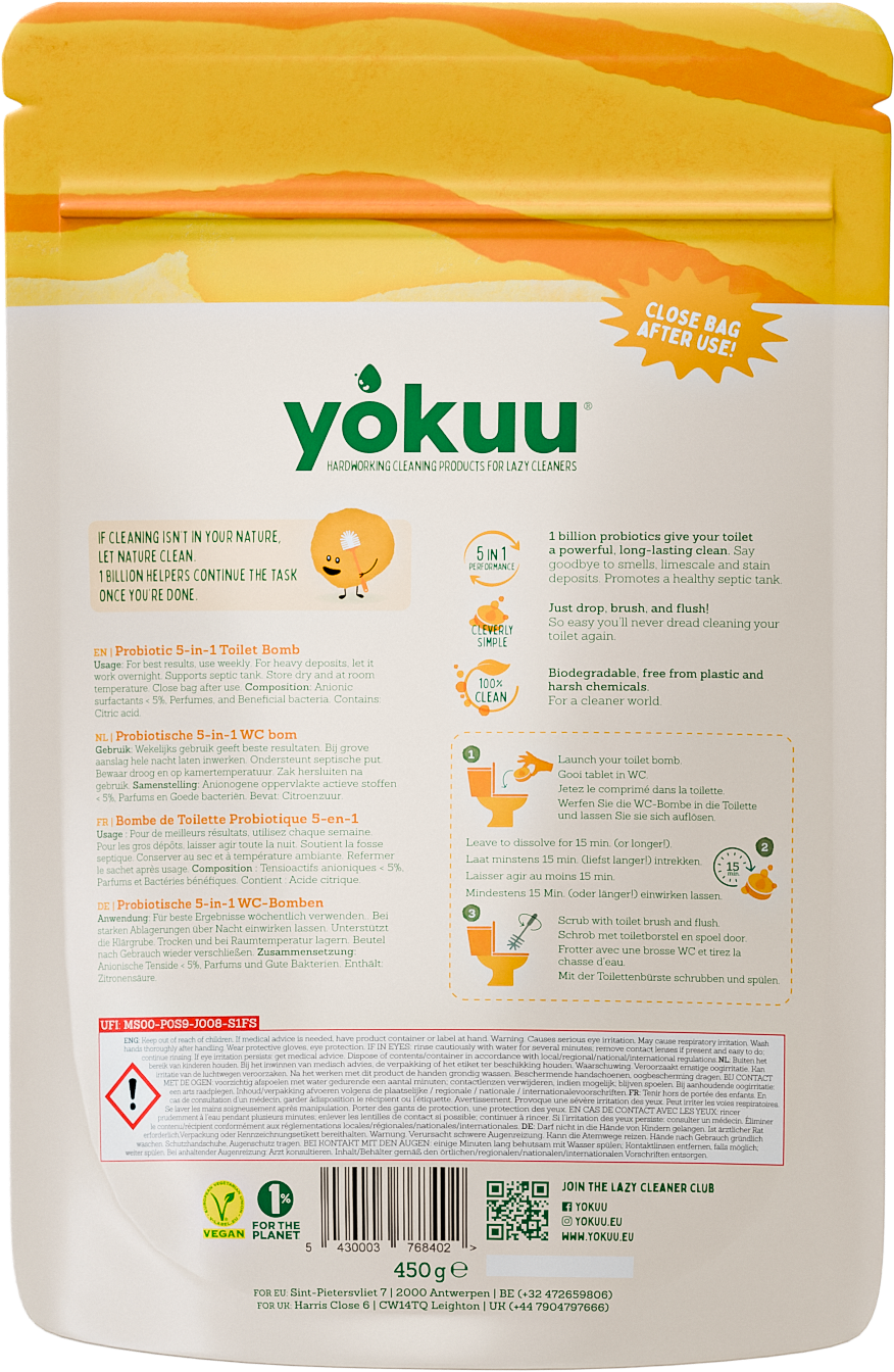 Yokuu Toilet bomb fresh breeze 30 Tabletten