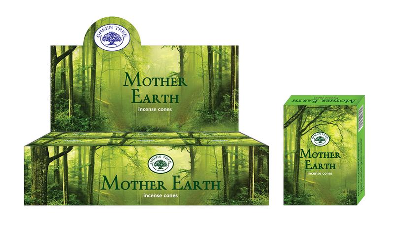 Green Tree Kegelwierook mother earth 10 Stuks
