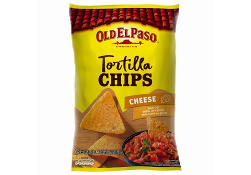 Old El Paso Tortilla chips cheese 185 Gram