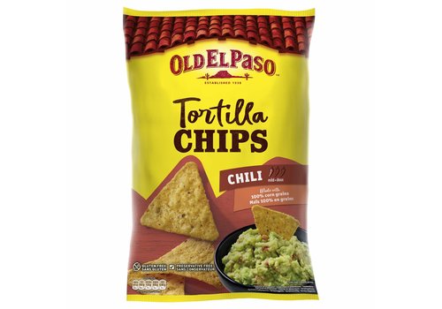 Old El Paso Tortilla chips chili 185 Gram