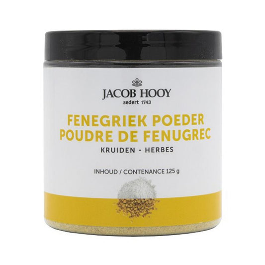 Jacob Hooy Fenegriekzaad gemalen pot 125 Gram