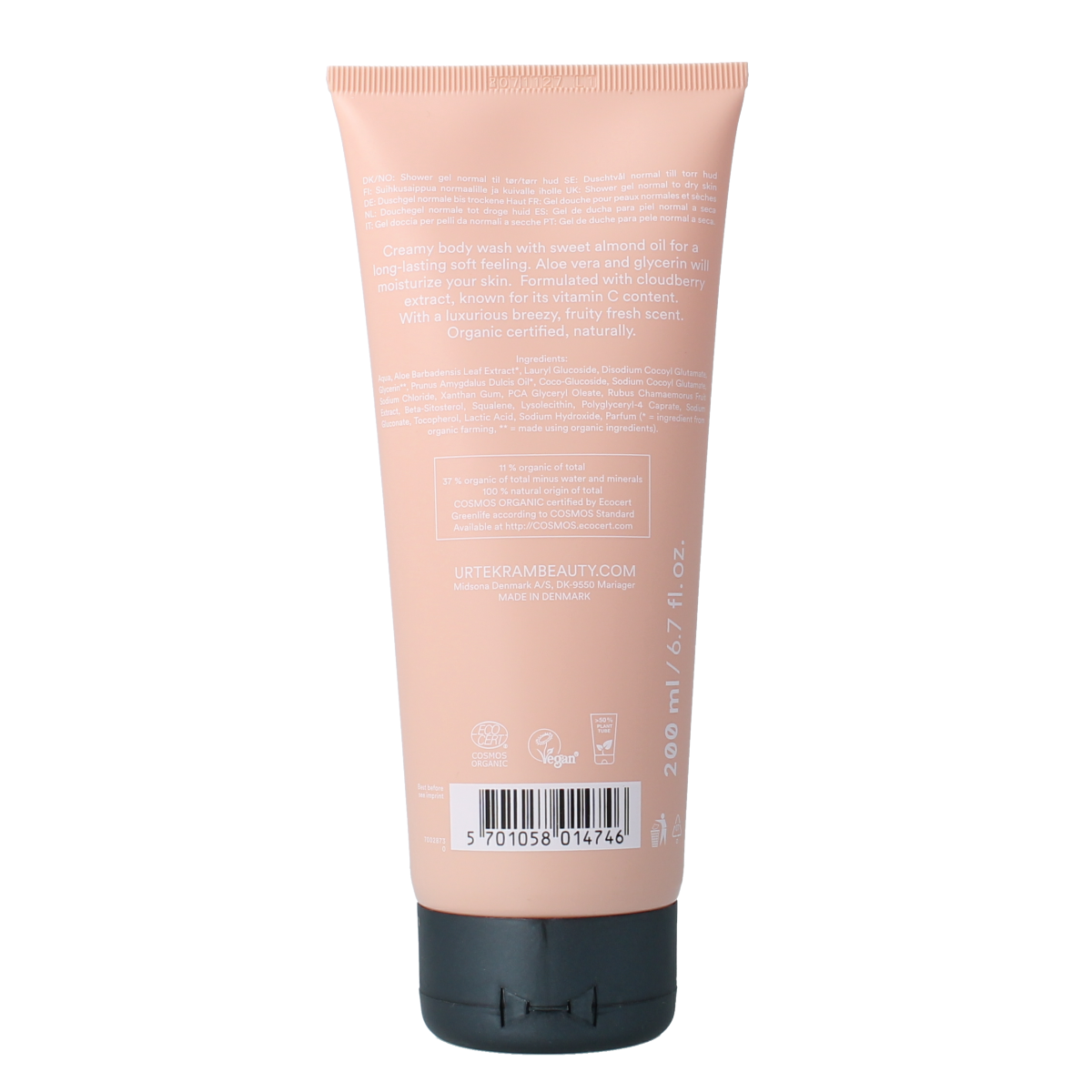 Urtekram Nordic berry creamy body wash 200.00 Milliliter