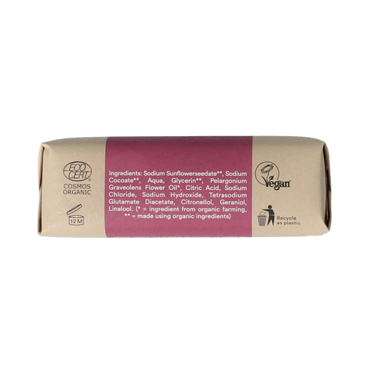 Urtekram Rozen stukje zeep bio 100.00 Gram