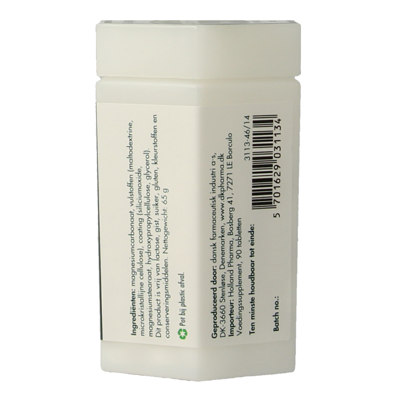 Berthelsen Magnesium carbonaat 250mg 90 Tabletten