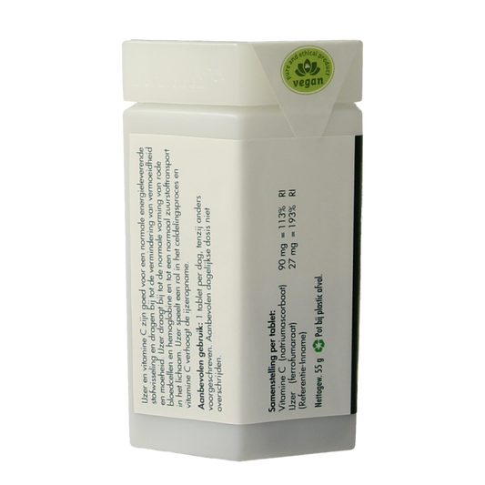 Berthelsen IJzer + vitamine C 90 Tabletten