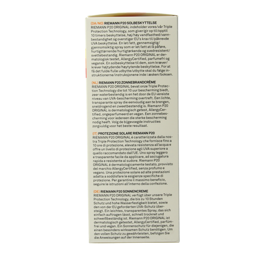 P20 Original spray SPF30 175 Milliliter