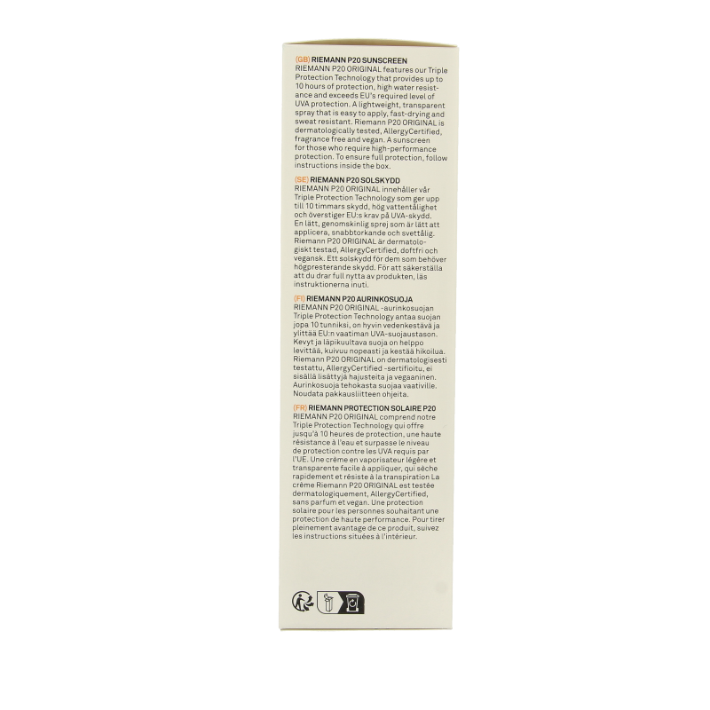 P20 Original spray SPF50+ 85 Milliliter
