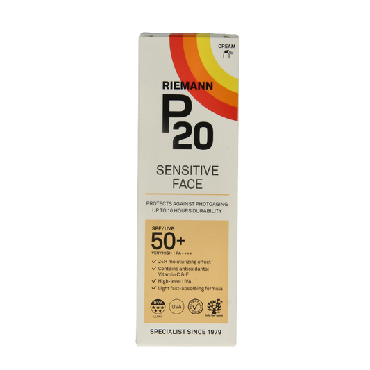 P20 Once a day face creme SPF50  50 Gram