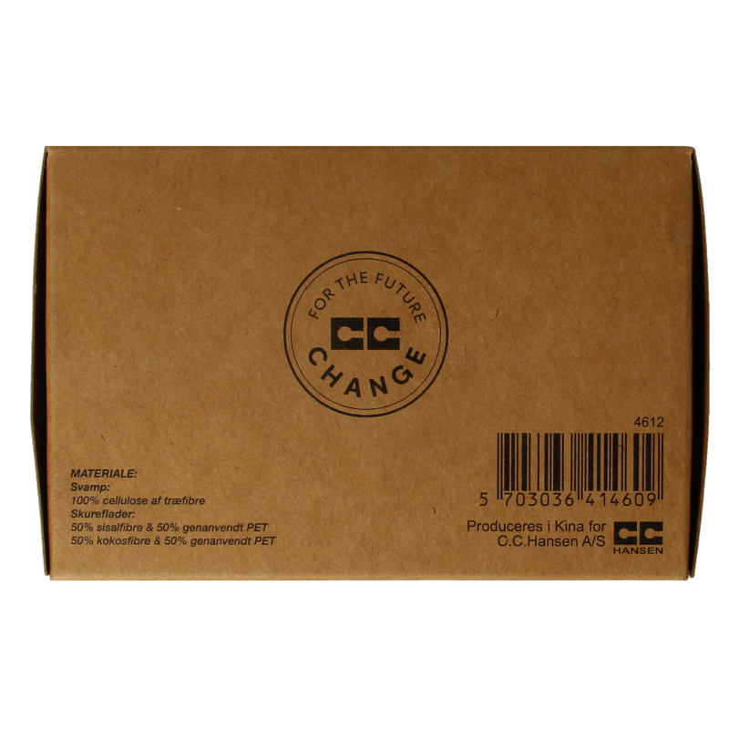 CC Hansen Kleine schuursponsjes plantenvezels uit kokosnoot 8 Stuks