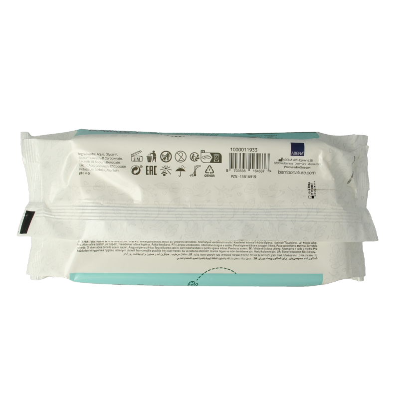 Bambo Nature wet wipes 50 Stuks