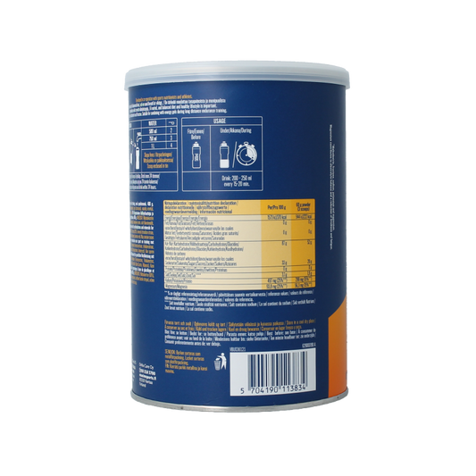 Maxim Sports drinkpowder tins fresh orange 480 Gram