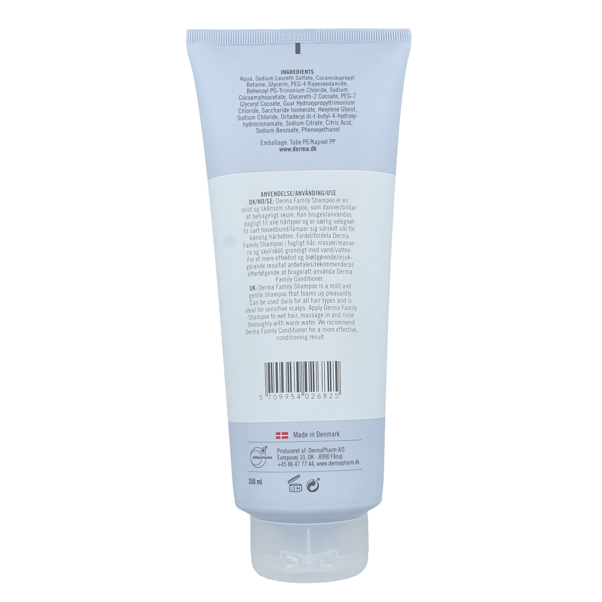 Derma Family shampoo 350.00 Milliliter