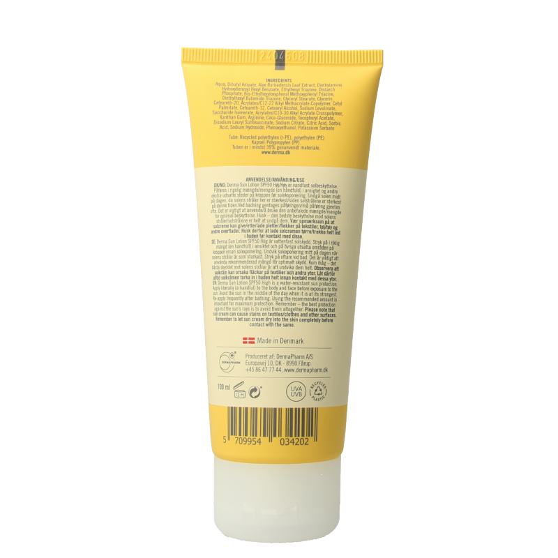 Derma Sun lotion SPF50 100 Milliliter