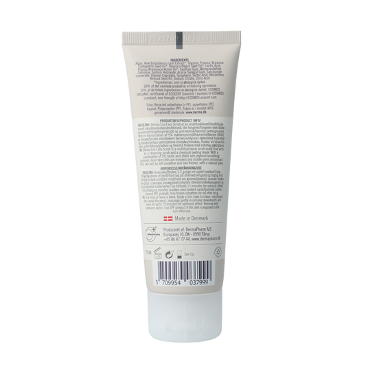 Derma Eco gezichtsscrub 75 Milliliter
