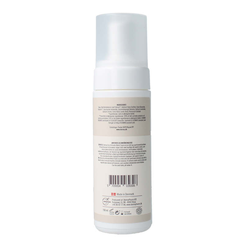 Derma Eco intimate wash foam 150 Milliliter