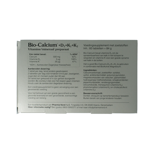 Pharma Nord Bio calcium & D3 & K1 & K2 60.00 Tabletten