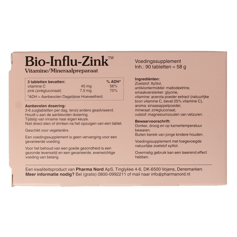 Pharma Nord Bio influ zink 90 Tabletten