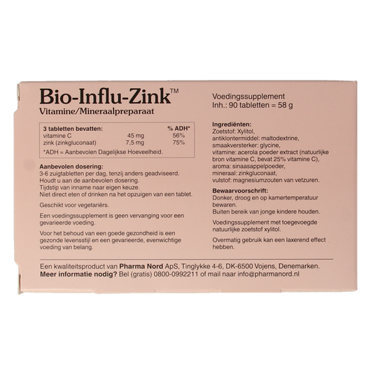 Pharma Nord Bio influ zink 90.00 Tabletten