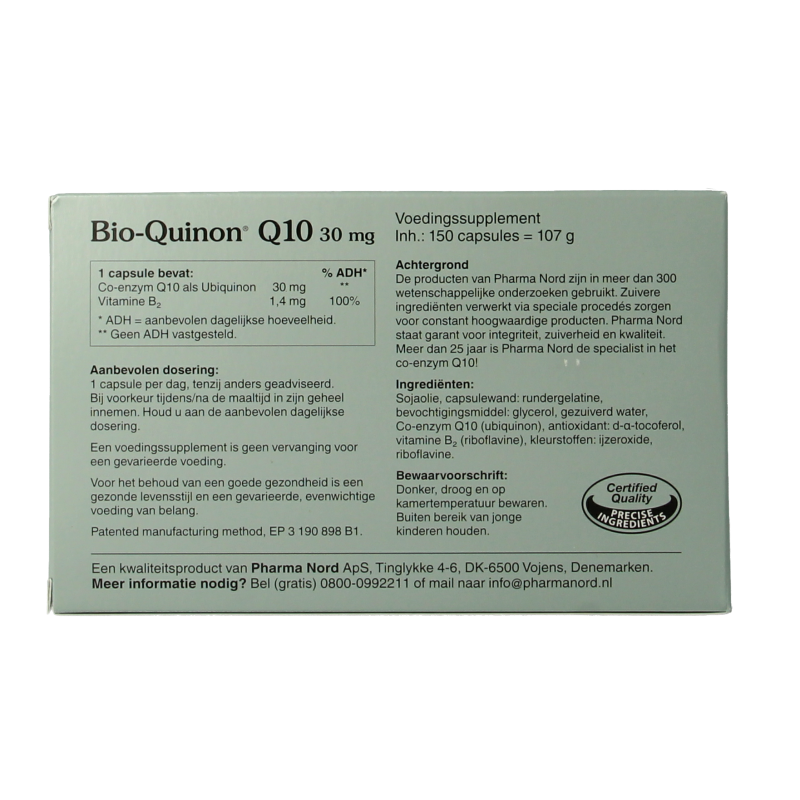 Pharma Nord Bio quinon Q10 30mg 150 Capsules