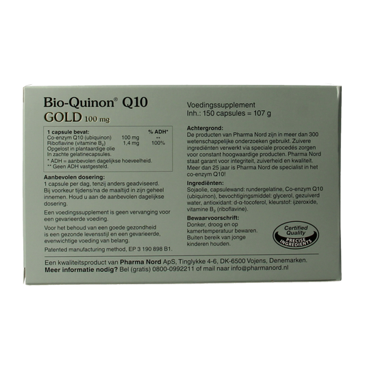 Pharma Nord Bio quinon Q10 gold 100 mg 150 Capsules