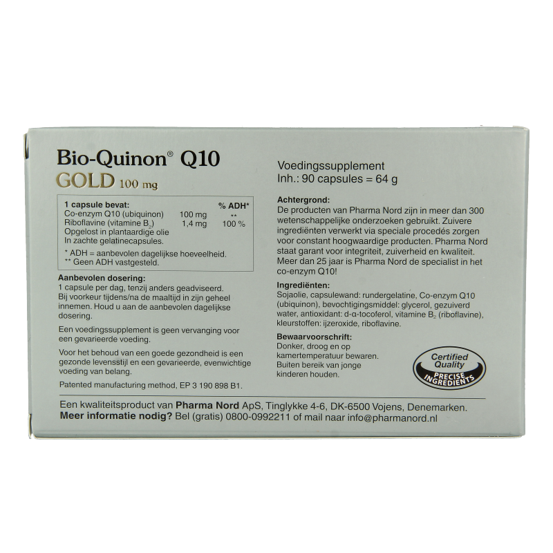 Pharma Nord Bio quinon Q10 gold 100mg 90 Capsules