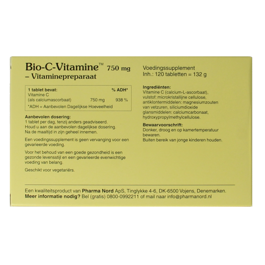 Pharma Nord Bio C vitamine 120 Tabletten
