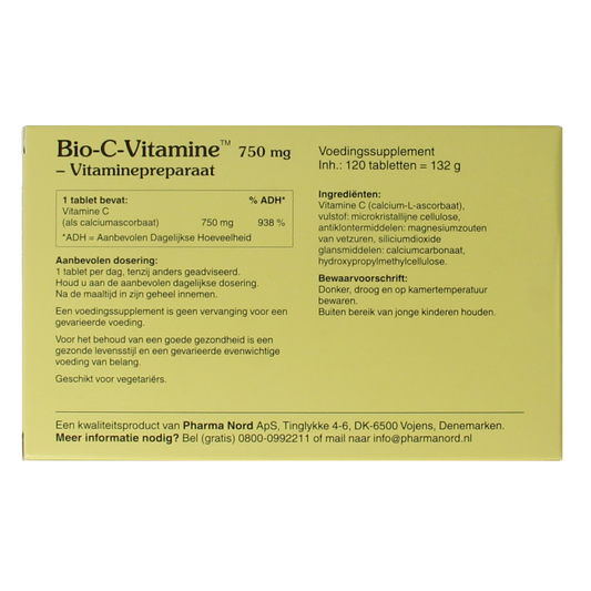 Pharma Nord Bio C vitamine 120.00 Tabletten