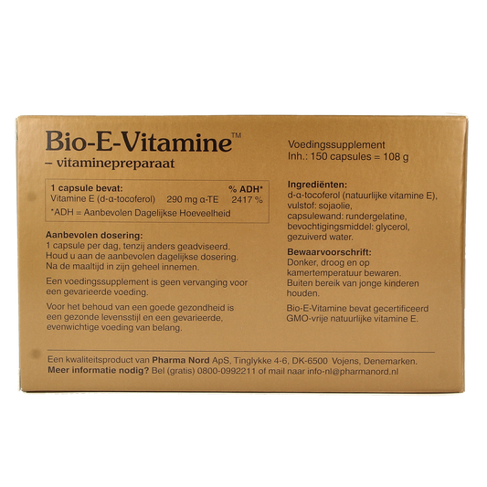 Pharma Nord Bio E vitamine 150.00 Capsules