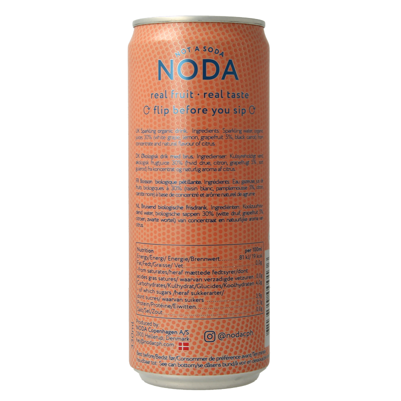 NODA Pink grapefruit bio 330 Milliliter