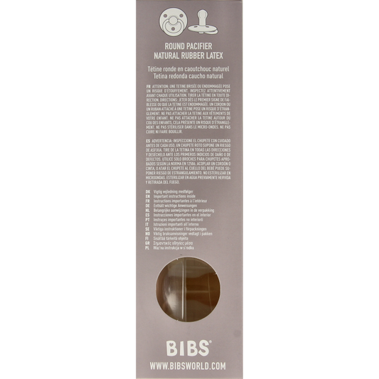 Bibs Fopspeen maat 2 woodchuck/blush 2 pack 2 Stuks