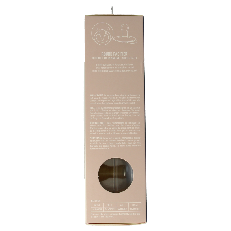 Bibs Fopspeen maat 2 iron/baby blue night 2 pack 2 Stuks
