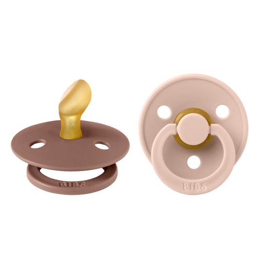 Bibs Fopspeen anatomical maat 1 blush/woodstock 2 Stuks