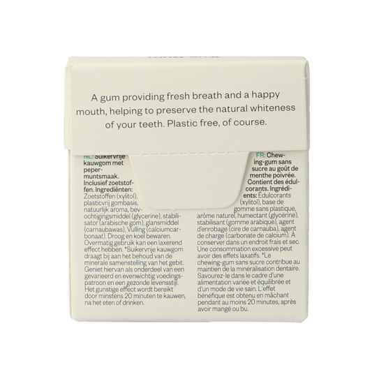 True Gum White peppermint suikervrij 21.00 Gram