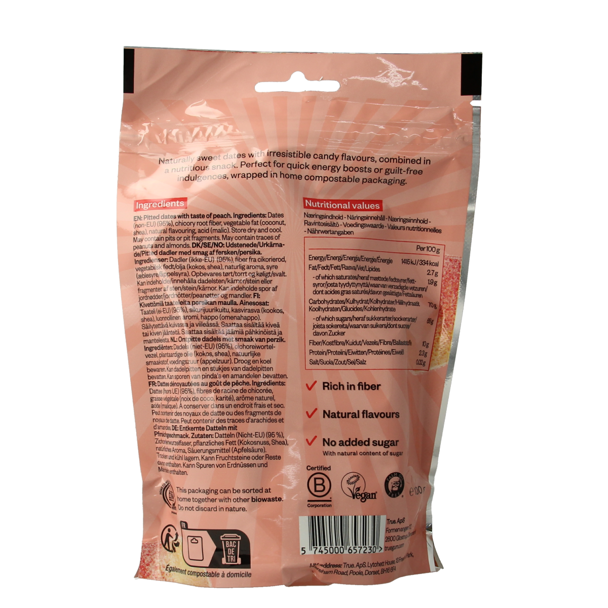 True Sweet peach 100.00 Gram