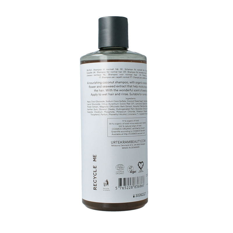 Urtekram Shampoo kokosnoot 500 Milliliter